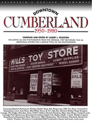 cover image of Feldstein's revised I remember downtown Cumberland, 1950-1980